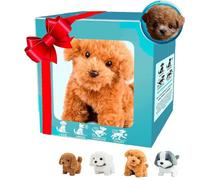 Générique My Realistic Robot Puppy, 2025 New AI Robot Dog, Interactive Robotic Pet That Sits,Barks,Walks & Runs Like a Real Dog Move (Brown)