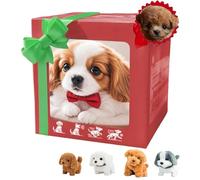 Générique My Realistic Robot Puppy, 2025 New AI Robot Dog, Interactive Robotic Pet That Sits,Barks,Walks & Runs Like a Real Dog Move (Mix Brown)