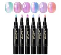 Générique Nail Paint Pens - Markers for Creative Design Application | Quick Drying Color Ink with Fine Tip Precision, Easy Draw Manicure Tool for DIY Nails Decoration and Detailing