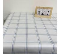 Générique Nappe à Carreaux Imperméable et Anti-Graisse, Tissu Léger Lavable pour Décoration de Table Salle à Manger Cuisine Café, Essuyable (B 130 * 180cm/51 * 71in)