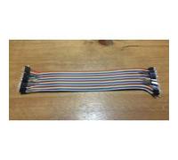 Générique - Nappe de 40 Jumpers mâle - mâle 30cm Multicolore Cuivre Compatible avec Raspberry Pi et Arduino