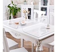 Générique Nappe de Cuisine Transparent en PVC, Film de Protection Imperméable, Couverture pour Tapis de Chaise et Four à Micro-Ondes