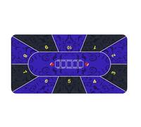 Générique Nappe de, Dessus de Table de Poker - Tapis de Poker Holdem 120x60cm - Couvertures de Table à Cartes, Tapis de pour, Tapis supérieur pour fête de, collectes de Fonds, soirée à thème