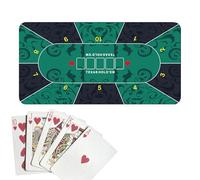 Générique Nappe de, Dessus de Table de Poker | Tapis de Poker Holdem 120x60cm | Couvertures de Table à Cartes, Tapis de pour, Tapis supérieur pour fête de, collectes de Fonds, soirée à thème
