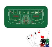 Générique Nappe de, Dessus de Table de Poker, Tapis de Poker Holdem 120x60cm, Tapis de Table de Poker antidérapant, couvertures de Table à Cartes pour soirée de, collectes de Fonds, soirées à thème