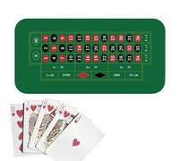 Générique Nappe de, Dessus de Table de Poker,Tapis de Poker Texas Holdem 120x60cm | Tapis de antidérapant, Tapis de Table de pour fête de, soirée à thème, soirée