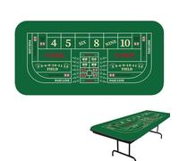 Générique Nappe de, Dessus de Table de Poker,Tapis de Table de Poker 120x60cm - Tapis de Table de Poker antidérapant, couvertures de Table à Cartes pour soirée de, collectes de Fonds, soirées à thème