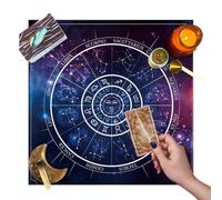 Générique Nappe de Divination de Tarot,Nappe de Lecture de Divination | Cartes de Divination de Tarot décoratives, Tissu d'pour débutants et Amateurs de Cartes de Tarot