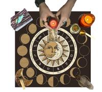 Générique Nappe de Divination de Tarot | Tissu de Divination de Lecture pour Carte de Tarot,Cartes de Divination de Tarot décoratives, Tissu d'pour débutants et Amateurs de Cartes de Tarot
