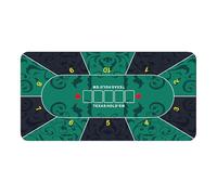 Générique Nappe de Poker, Nappe de | Tapis de Poker Texas Holdem 120x60cm,Couvertures de Table à Cartes, Tapis de pour Table, Tapis supérieur pour fête de, collectes de Fonds, soirée à thème, rassem