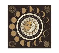 Générique Nappe de Tarot - Lecture de Tissu de Carte de Tarot pour la Divination - Fournitures de Sorcellerie en Tissu d'décoratif Sky pour Les Amateurs de Cartes de Tarot