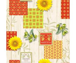 Générique Nappe Ronde 180 cm provençale Cuisine provençale Polyester antitache et Infroissable