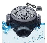 Générique Nasse À Anguille 4 Entrées Boîte Lest - Piège Plastique Écrevisses Crevettes Poissons Appât | 20x24cm Panier 6m Corde | Anti-Fuite Rivière Lac Mer | Noir PP Cage Crabe Pêche Kit Pro