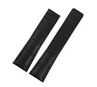 Générique NASUNJIA Bracelet De Montre En Cuir Véritable 20/22/24 Mm Compatible Avec Les Bracelets Carrera Monaco F1. Accessoires(Black-no buckle,20mm)