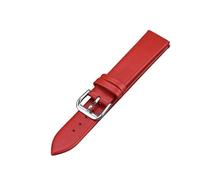 Générique NASUNJIA Bracelet De Montre En Cuir Véritable For Femme, Multicolore, 12-24 Mm(Red,14mm)