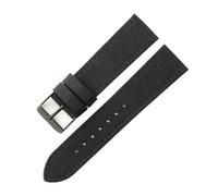 Générique NASUNJIA Bracelet De Montre En Nylon Compatible Avec Citizen Eco-Drive BM8475, Compatible Avec Les Bracelets De Montre Tissot En Cuir Véritable 18, 19, 20, 22, 24 Mm(Black-Black-K1,20mm)