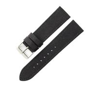 Générique NASUNJIA Bracelet De Montre En Nylon Compatible Avec Citizen Eco-Drive BM8475, Compatible Avec Les Bracelets De Montre Tissot En Cuir Véritable 18, 19, 20, 22, 24 Mm(Black-Steel-K1,23mm)