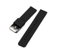 Générique NASUNJIA Bracelet de montre en silicone souple 10/12/14/15/16/18/20 mm 21 mm 22 mm 24 mm à dégagement rapide, universel(Black,19mm)