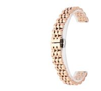 Générique NASUNJIA Bracelet Milanais Doré Universel De 8 À 18 Mm, Compatible Avec Toutes Les Marques De Bracelets De Montre En Acier Inoxydable(B-Rose,14mm)