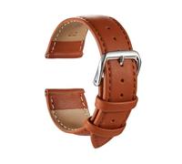 Générique NASUNJIA Bracelets De Montre En Cuir Véritable 18mm 20mm 22mm 24mm, Bracelet(Light Brown,20mm)