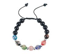 Générique Naturelle Bracelet Inoxydable Poignet Bijoux et ajustables, fait main pour femmes et hommes. Effet garanti. Choix Rhodonite Homme Bracelet Largeur Anneaux (B, 17.00)