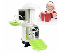 Générique Navette Spatiale - Ensemble de de Station Spatiale Robuste en ABS garçons | Cadeaux spatiaux avec lumières, Sons et Batterie pour Cadeaux d'anniversaire, Aventure