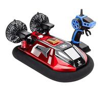 Générique Navire RC 2.4G Amphibie Hovercraft RC Véhicule Télécommande Aviron Tout Terrain Eau Plage Piscine Télécommande Bateau Jouets Électriques Étanches