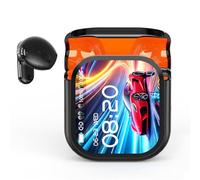 Générique NE20 Earbuds, 2025 New NE20 Translation Earbuds, with 140 Language AI Translator Real Time, Bluetooth 6.0 Earphone, LCD Touch Screen, IPX6 Waterproof for Business Travel (Black)
