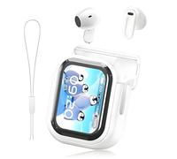 Générique NE20 Earbuds AI Translation Earbuds Real Time, Bluetooth 5.4 Earphones LED Display, 140 Two-Way Language Translator Earphones, Touchscreen Ipx6 Waterproof for Travel Business (White)