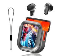 Générique NE20 Earbuds AI Translation Earbuds Real Time, Bluetooth 5.4 Earphones LED Display, 140 Two-Way Language Translator Earphones, Touchscreen Ipx6 Waterproof for Travel Business (Black)