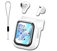 Générique NE20 Earbuds AI Translation Earbuds Real Time,HTC Ne20 Translation Earbud,140 Two-Way Language,Touch Control Waterproof Headphones Built-in Microphone (White)