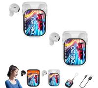 Générique Ne20 Earbuds, Ne20 Translation Earbuds 140 Language, AI Translation Earbud Real Time, 48 Hours Battery, LCD Touchscreen Noise Headphones, for Travel, Business, Learning (2Pcs*White)