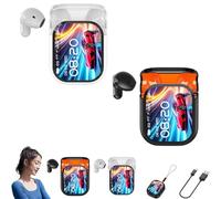 Générique Ne20 Earbuds, Ne20 Translation Earbuds 140 Language, AI Translation Earbud Real Time, 48 Hours Battery, LCD Touchscreen Noise Headphones, for Travel, Business, Learning (2Pcs*Mix)