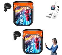 Générique Ne20 Earbuds, Ne20 Translation Earbuds 140 Language, AI Translation Earbud Real Time, Bluetooth 6.0 Earphone, LCD Touch Screen, Intelligent Noise Reduction, for Travels, Business (Black*2)