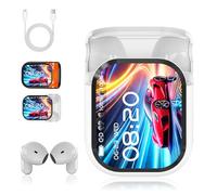 Générique Ne20 Earbuds | Ne20 Translation Earbuds | 140 Language | AI Translation Earbud Real Time | Bluetooth 6.0 | LCD Touchscreen | IPX6 Waterproof for Travel Business (White)