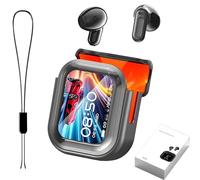 Générique NE20 Earbuds, NE20 Translation Earbuds, 140 Languages Translation, 2.01 in Smart Display, Bluetooth 6.0 Earphones AI Translator Ear Buds, Ipx6 Water-Resistant (Black)