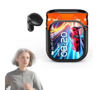 Générique Ne20 Earbuds, Ne20 Translation Earbuds, 2025 New 140 Languages Translation, 2Inch Large Full Touch LCD Screen, AI Translator Real Time, Ipx6 Water-Resistant for Travel Business (Black)