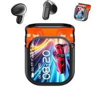 Générique Ne20 Earbuds, NE20 Wireless Headphones, Ne20 Translation Earbuds 140 Language, AI Translation Earbud Real Time, LCD Touchscreen Noise Headphones for Travel, Business, Learning (Black)