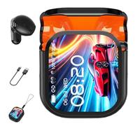 Générique Ne20 Earbuds, NE20 Wireless Headphones, Ne20Translation Earbuds, with 140 Language AI Translator Real Time, 48 Hours Battery, LCD Touchscreen Noise for Travel, Business, Learning (Black)