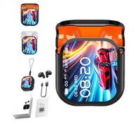 Générique NE20 Earbuds, NE20 Wireless Headphones, Touch Screen Sport Wireless with LED Display, Translating 140 Languages/Two-Way Translation/Low - Latency for Travel Business (Black)