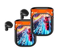 Générique Ne20 Earbuds,with 140 Language AI Translation Earbud Real Time, 48 Hours Battery, Bluetooth 6.0 Earphone, LCD Touch Screen, IPX6 Waterproof for Travel Business, Learning (2Pcs*Black)