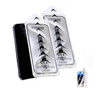Générique Nearlyas Invisible Screen Protector - Dust Free Without Bubbles, 2 Pack HD Anti-Peep Privacy Tempered Film, for Phone 16/15/14/13/12 Pro Max (Privacy Version,17pro)