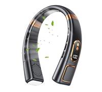 Générique Neck Fan, Blowing Equipment, 7.8x2.13x7.24 Inches Usb Rechargeable 5 Speed Settings, Wearable Fan for Beach, Construction, Walking, Hiking, Outdoor, Sports and Camping