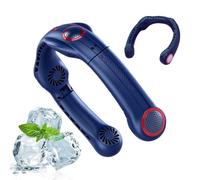 Générique Neck Fan - Foldable Rechargeable Cooler, Hands Free Wearable