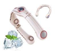 Générique Neck Fan - Foldable Rechargeable Cooler, Hands Free Wearable