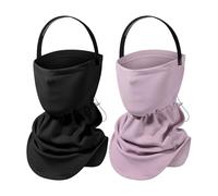 Générique Neck Gaiter | Breathable Windproof Warm Adjustable | Winter Neck Gaiter with Drawstring | for Cold Weather Outdoor Work Daily Travel Hiking Skiing Snowboarding Fishing Riding