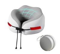 Générique Neck Pillow for Airplane, Memory Foam Travel Neck Support Cushion with Storage Box for Sleeping Kids Adults Long Flights Train Car Road Trip Napping Office Travel Comfort 500g