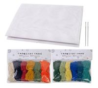 Générique Needlepoint Kit for Beginners, High-Quality Needlepoint Canvas, Precise Knitting and Crochet, Smooth Opening, Sturdy Material, 12"x12" Size, Ideal for Crafting and Projects