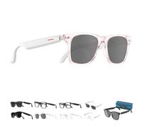 Générique Nessthub Smart Glasses, Nessthub Multifunctional Bluetooth Glass, AI Smart Bluetooth, Music Playback, Hands-Free Calling, Built-in Microphone, for Home/Office/Outdoor (Pink-A)