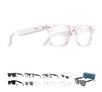 Générique Nessthub Smart Glasses, Nessthub Multifunctional Bluetooth Glass, AI Smart Bluetooth, Music Playback, Hands-Free Calling, Built-in Microphone, for Home/Office/Outdoor (Pink-B)